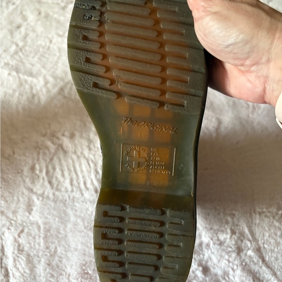 Dr Martens Smooth Black Lace Up Boots Size 7 - Picture 8 of 16